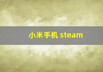 小米手机 steam